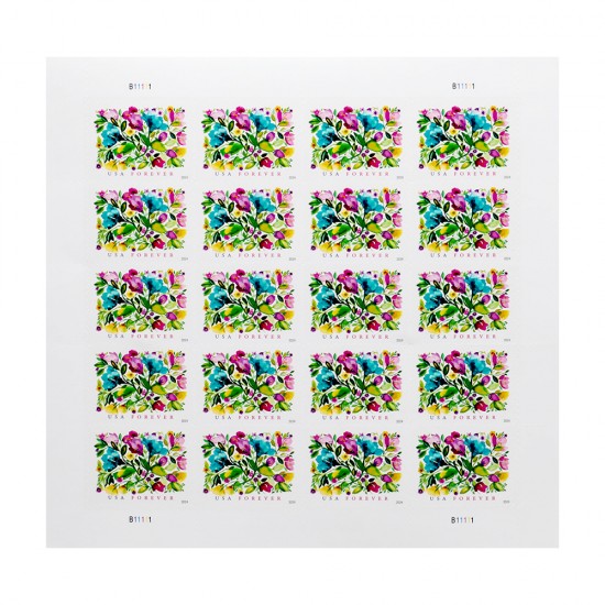 U.S.2024 Celebration Blooms Forever Stamp Sheets U.S.2024 Celebration Blooms Forever Stamp Sheets
