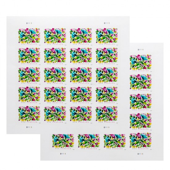U.S.2024 Celebration Blooms Forever Stamp Sheets U.S.2024 Celebration Blooms Forever Stamp Sheets