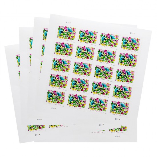 U.S.2024 Celebration Blooms Forever Stamp Sheets U.S.2024 Celebration Blooms Forever Stamp Sheets