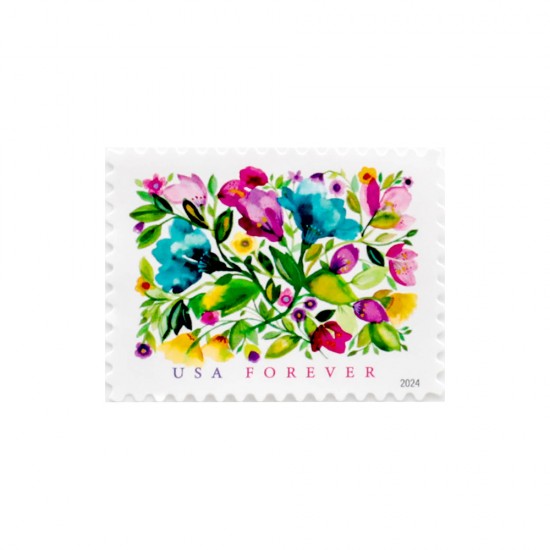 U.S.2024 Celebration Blooms Forever Stamp Sheets U.S.2024 Celebration Blooms Forever Stamp Sheets