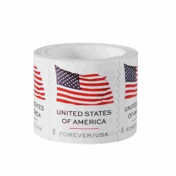 2025 U.S. Flags Rolls Forever First Class Postage Stamps