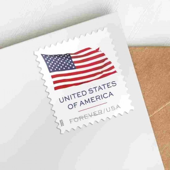 2025 U.S. Flags Rolls Forever First Class Postage Stamps