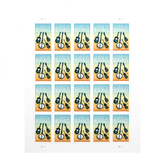 2024 US New Bluegrass First Class Forever Postage Stamp