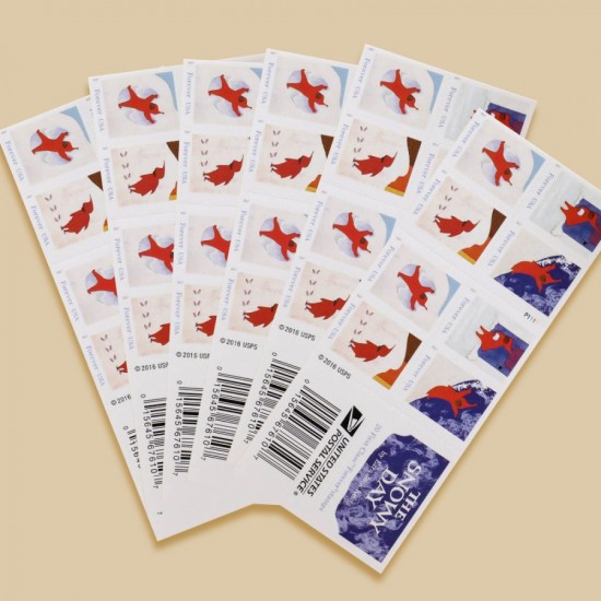 2017 US Snowy Day Forever Postage Stamps