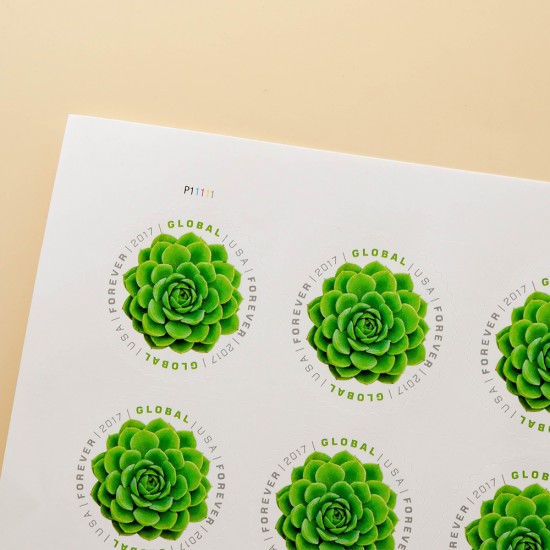 2017 USA Global Succulents Forever Stamps