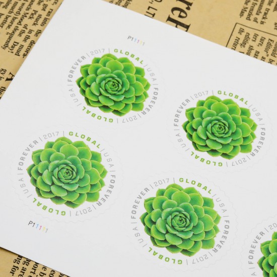 2017 USA Global Succulents Forever Stamps