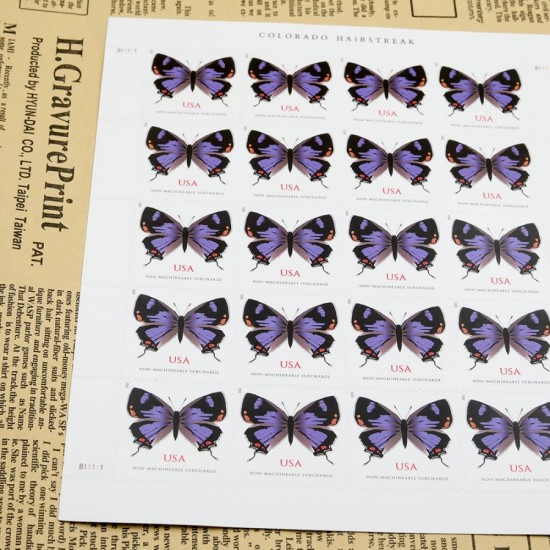 US 2021 Colorado Hairstreak Stamps Forever US 2021 Colorado Hairstreak Stamps Forever